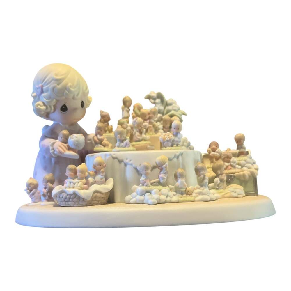 NIB Precious Moments From The Beginning 25th Anniversary Limited Edition 110238